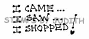 E-25 Came, Saw, Shopped
